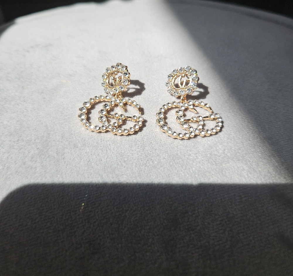 Elegant Gold and Silver Earrings